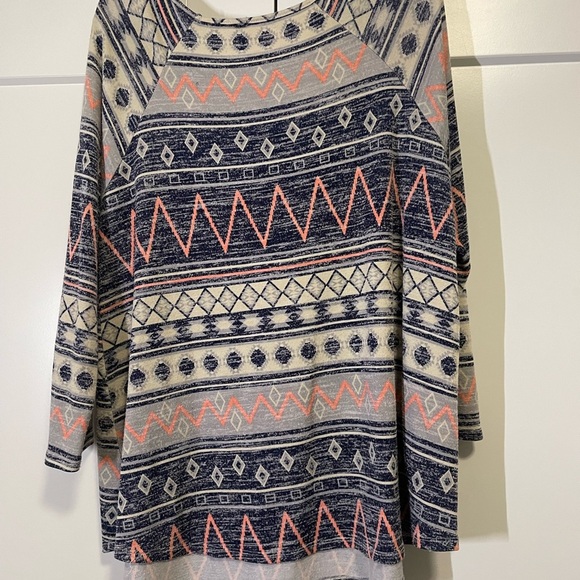 Patterned Women's Top - Multicolor - Picture 4 of 4